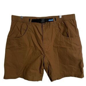 KAVU Mens Chilli Lite Shorts XXL Camel Brown Outdoor Trail Camp